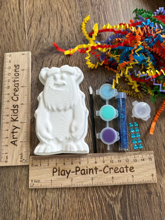 Paint Your Own Monsters Inc Inspired Party  Favour ~  Children’s Crafts ~ Birthday ~ Craft Set ~ Craft Kit~ Party Bag - Sully ~ Mike ~ Boo