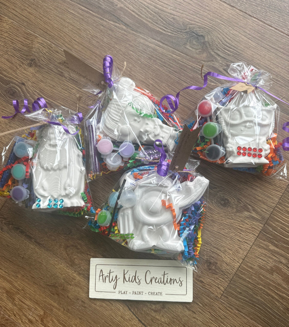Paint Your Own Monsters Inc Inspired Party  Favour ~  Children’s Crafts ~ Birthday ~ Craft Set ~ Craft Kit~ Party Bag - Sully ~ Mike ~ Boo