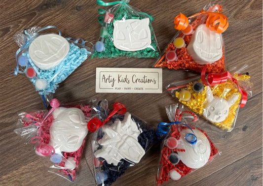 Pokémon Inspired Party Bag Favours ~ Painting Set ~ Party Pack ~ Kids Craft Set  ~ Paint your Own~ Axolotl