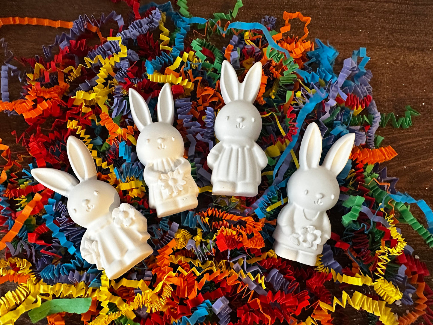 Paint Your Own Easter Bunny Craft Kit | Easter Basket Gift & Party Favour