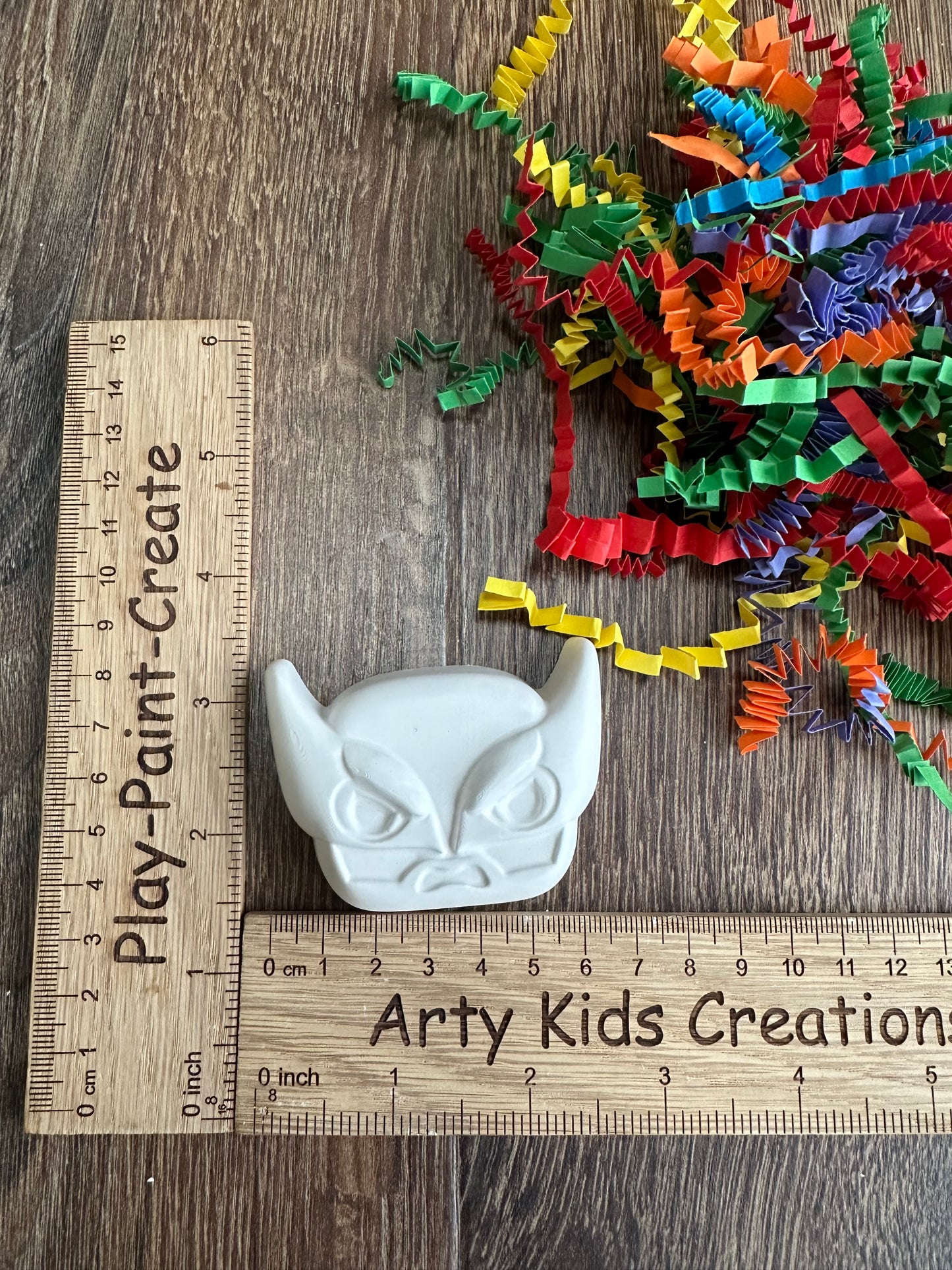 Paint Your Own Mini Superhero ~ Party Favour ~ Hobby ~ Party Bag~ Spider~ Green Man~ Wolverine~ Deadpool