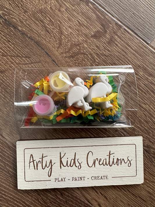 Paint Your Own Flamingo Party Favour ~ Craft Kit~ Party Bag