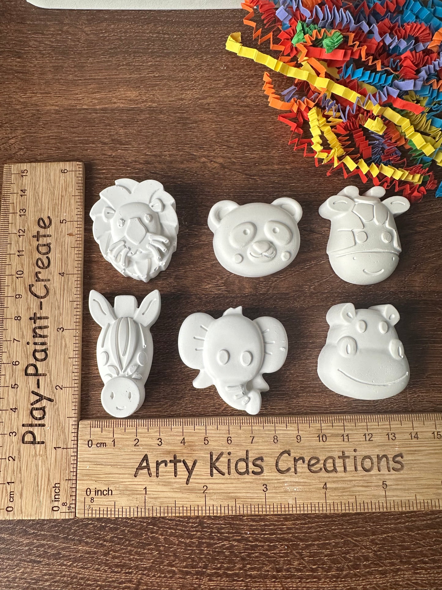 Paint Your Own Safari Animal Party Favour