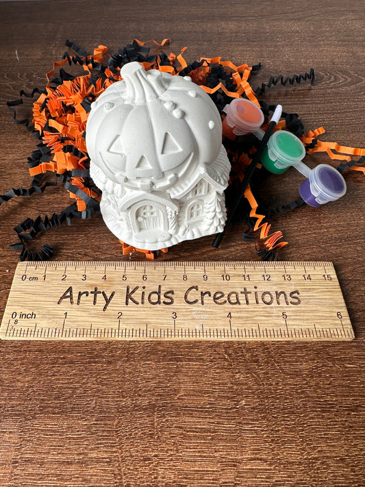 Paint Your Own Pumpkin House  ~ Hobby~ Children’s crafts~ Halloween