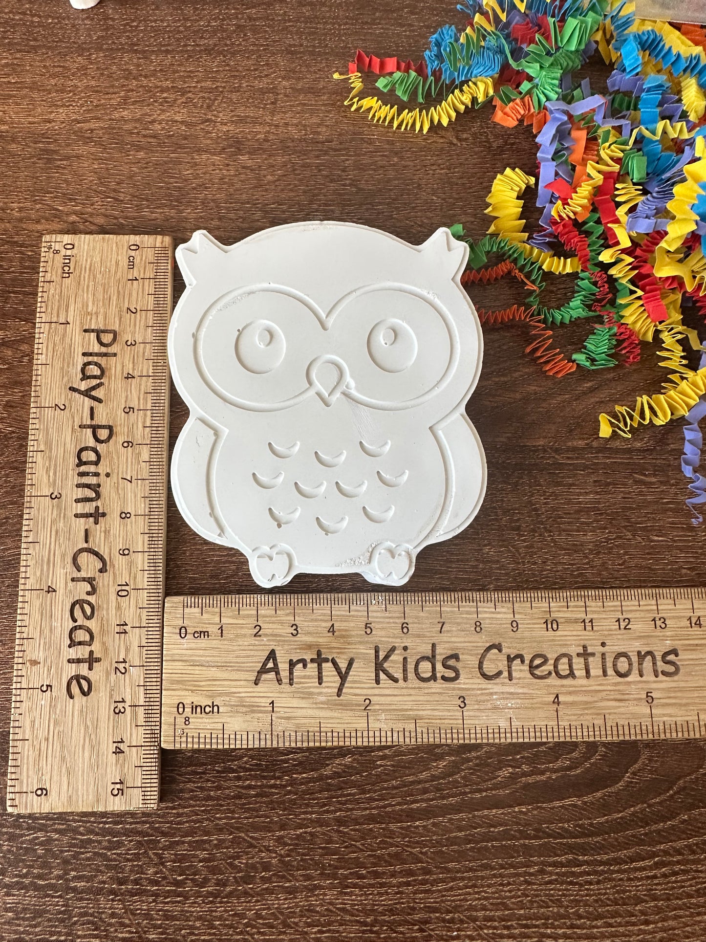 Paint Your Own Woodland Animals – Fox and Owl~  Plaster of Paris Craft Kit