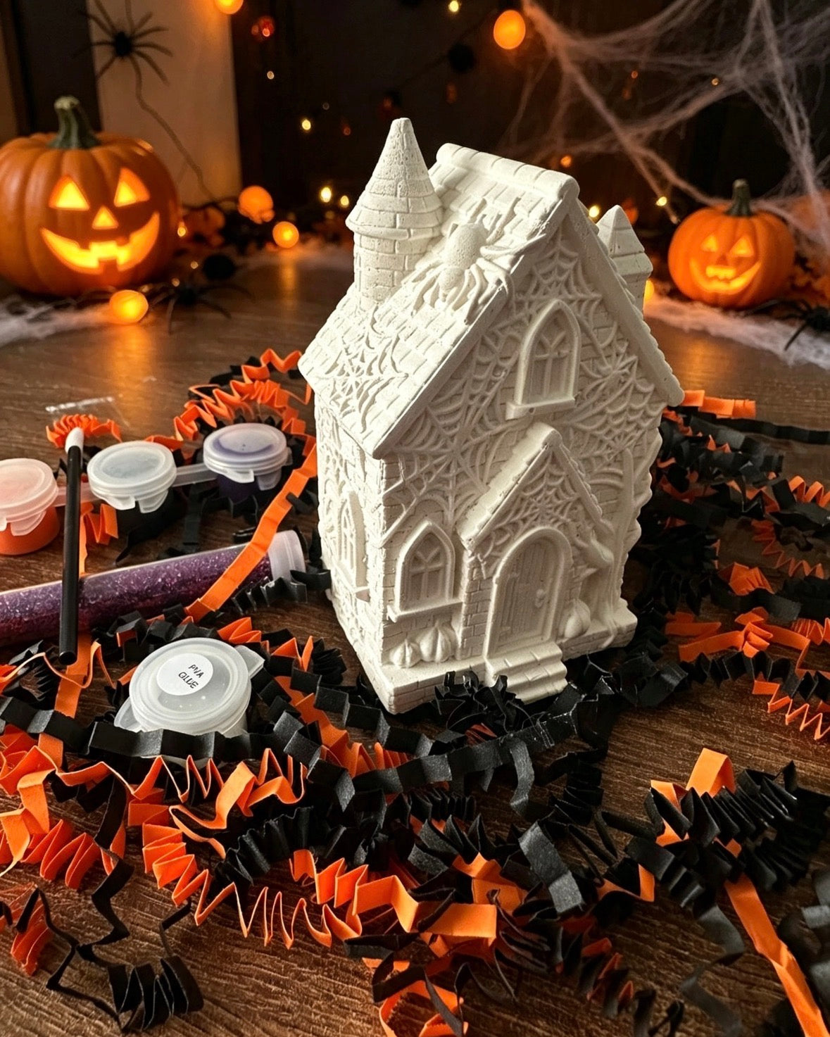 Paint Your Own Haunted House  ~ Halloween Craft Kit Party Bag Filler