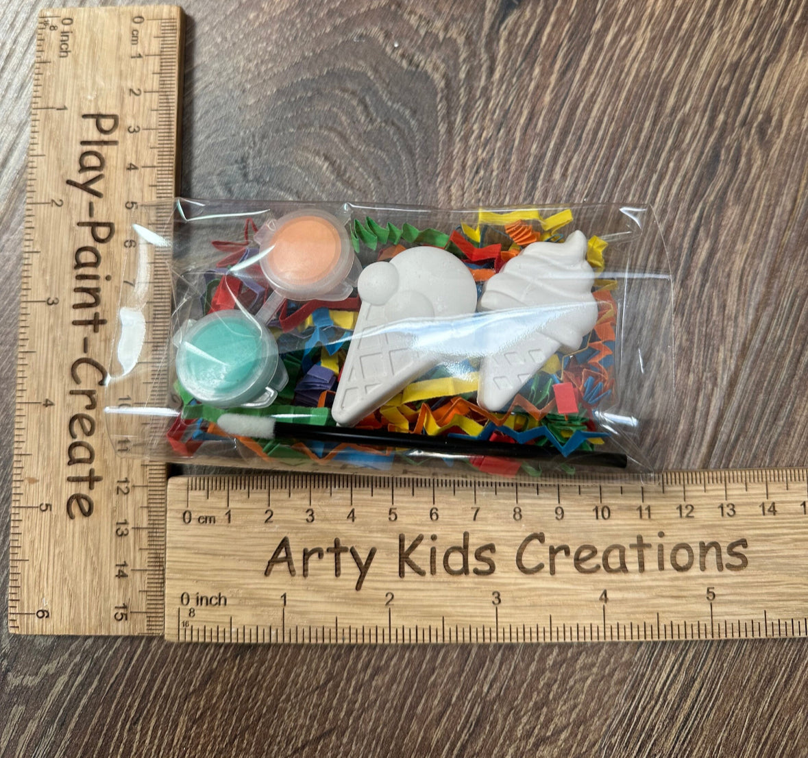 Paint Your Own Icecream Party Favour~ Rainy Day Activity ~ Hobby ~ Party Bag~ Butterfly