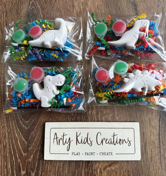 Paint Your Own Dinosaur Party Favour