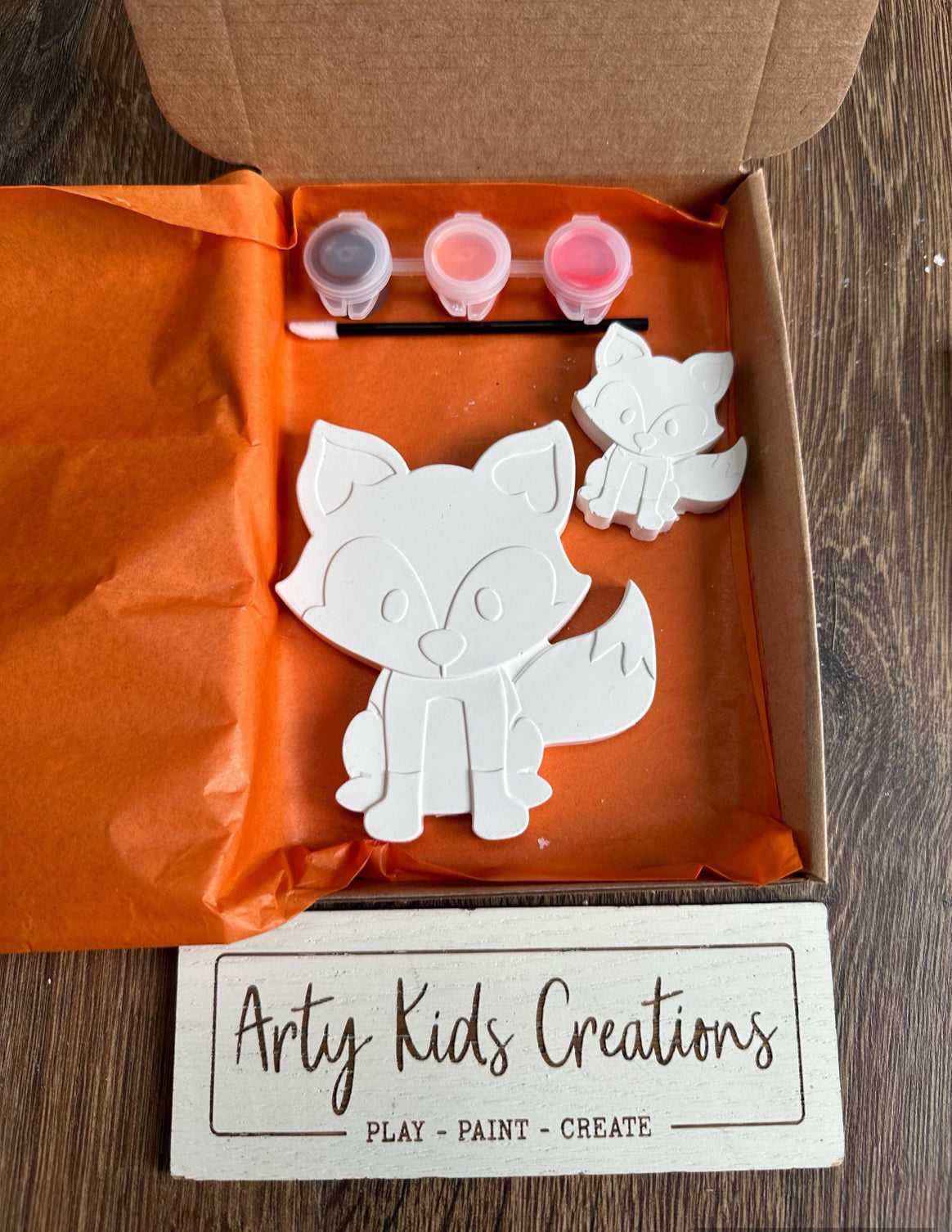 Paint Your Own Fox Craft Set