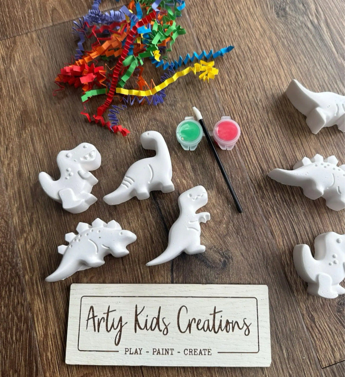 Paint Your Own Dinosaur Party Favour