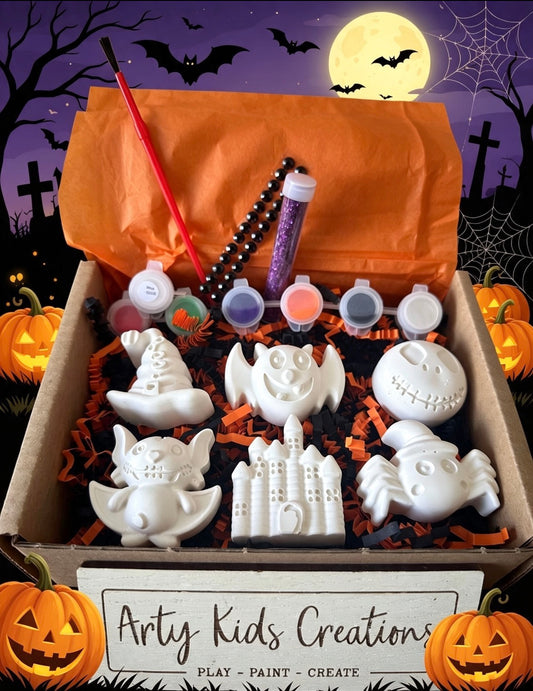 Paint Your Own Halloween Craft Kit - Trick or Treat