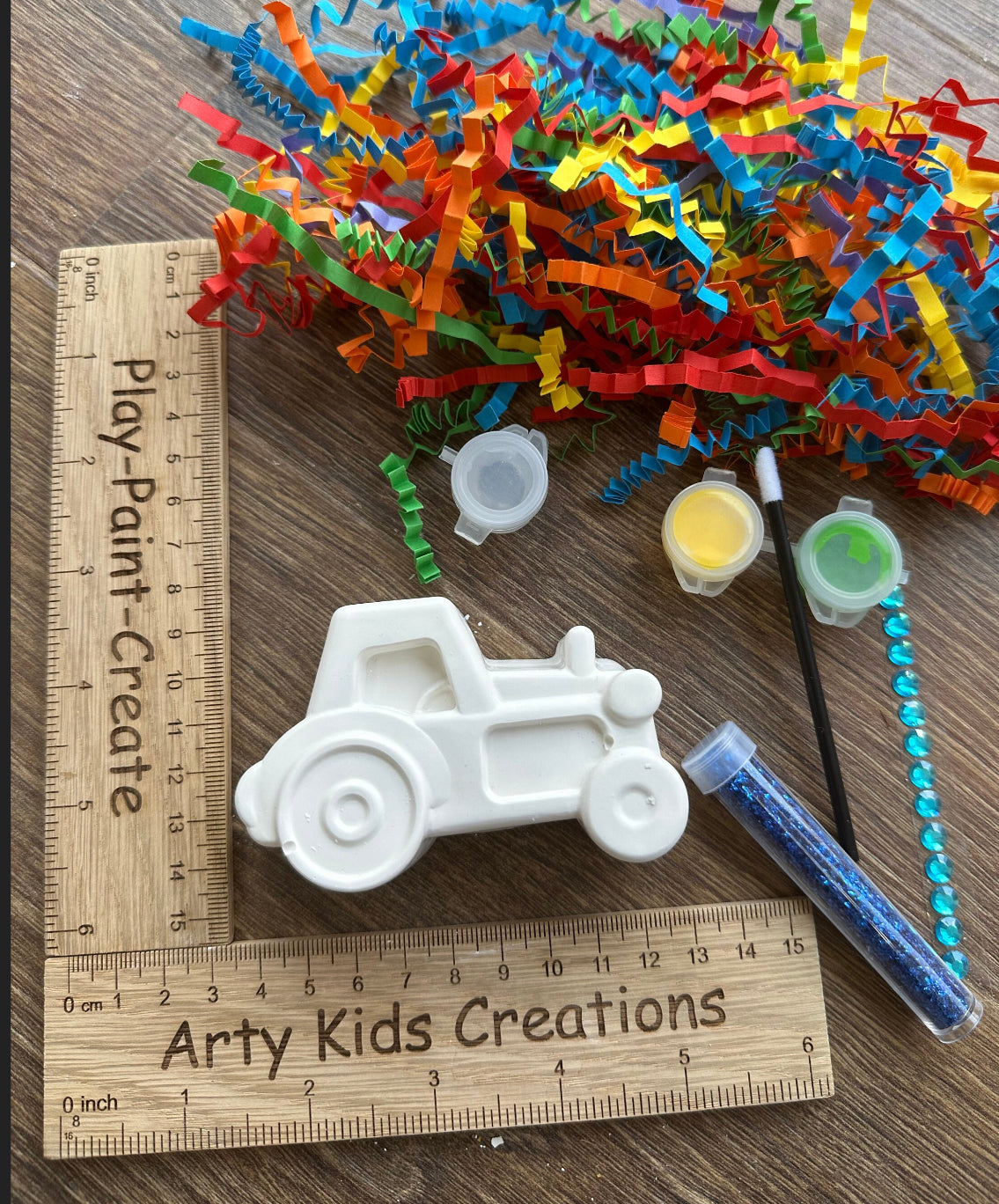Paint Your Own Transport Craft Set ~ Craft Kit ~ 6 Designs ~ Car ~ Bus ~ Motorbike~ Bus ~ Helicopter ~ Van ~ Childrens Crafts ~ Hobby