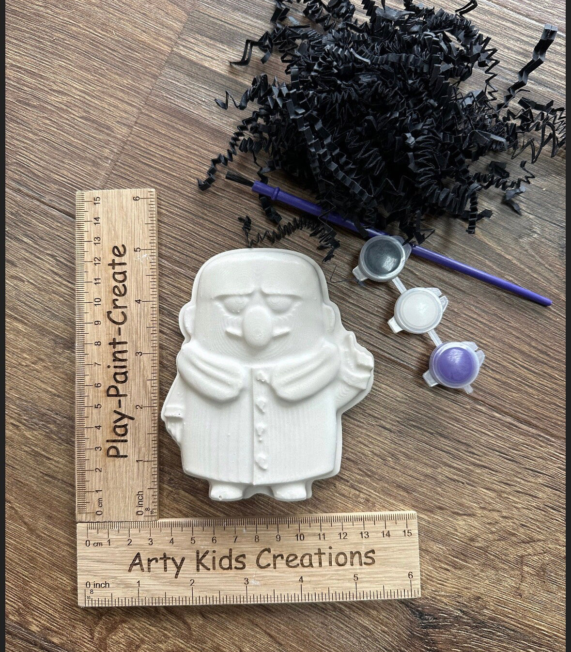 Paint Your Own Goth Family Party Favour