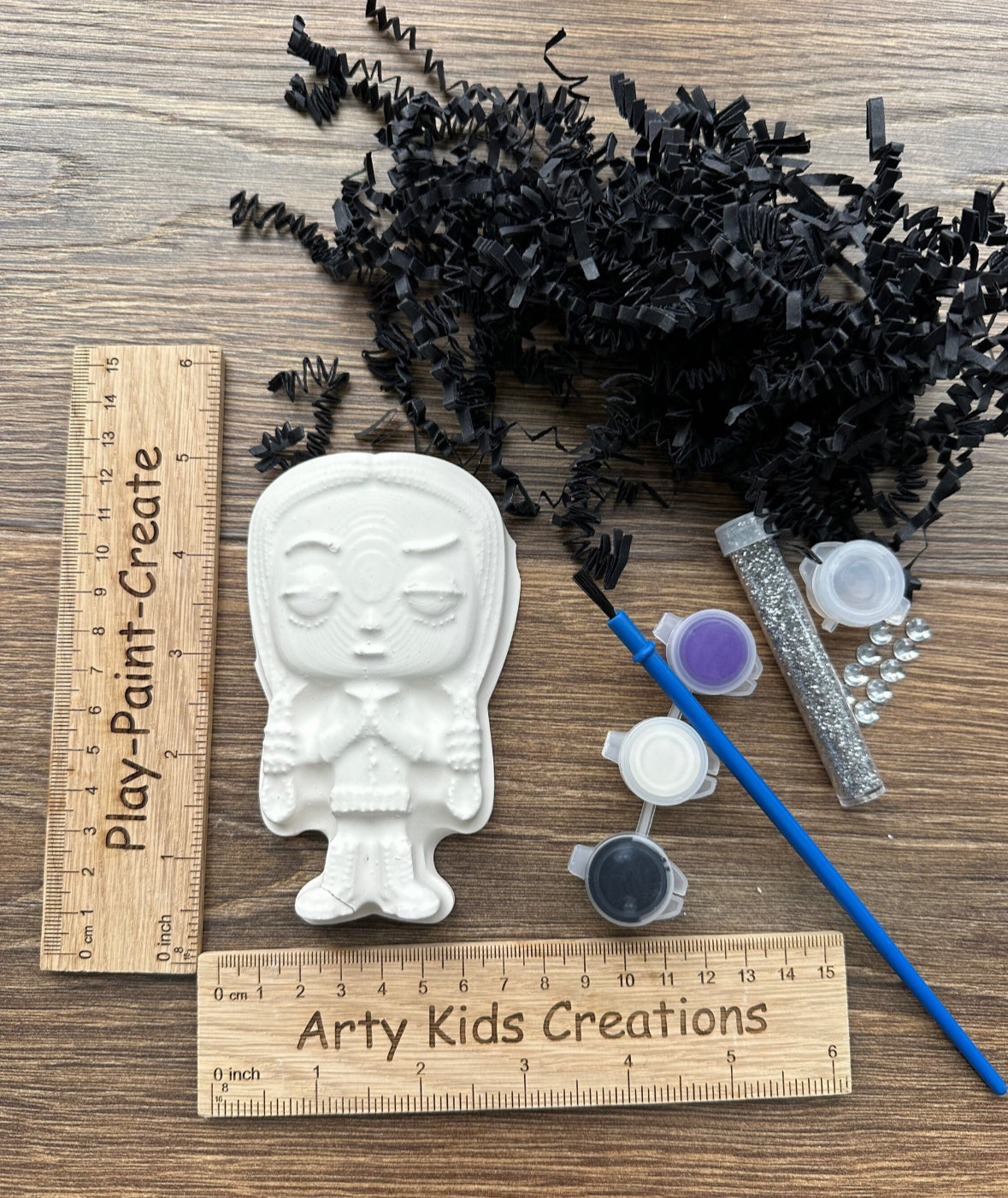 Paint Your Own Goth Family Party Favour