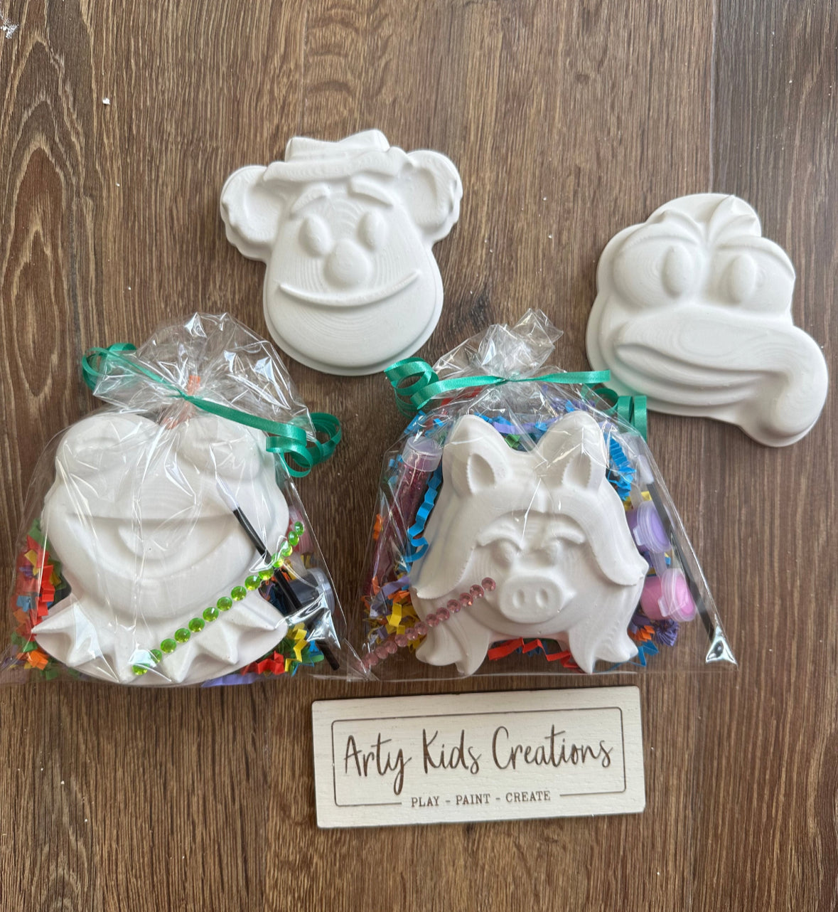 Paint Your Own Muppets  Inspired Party Favour