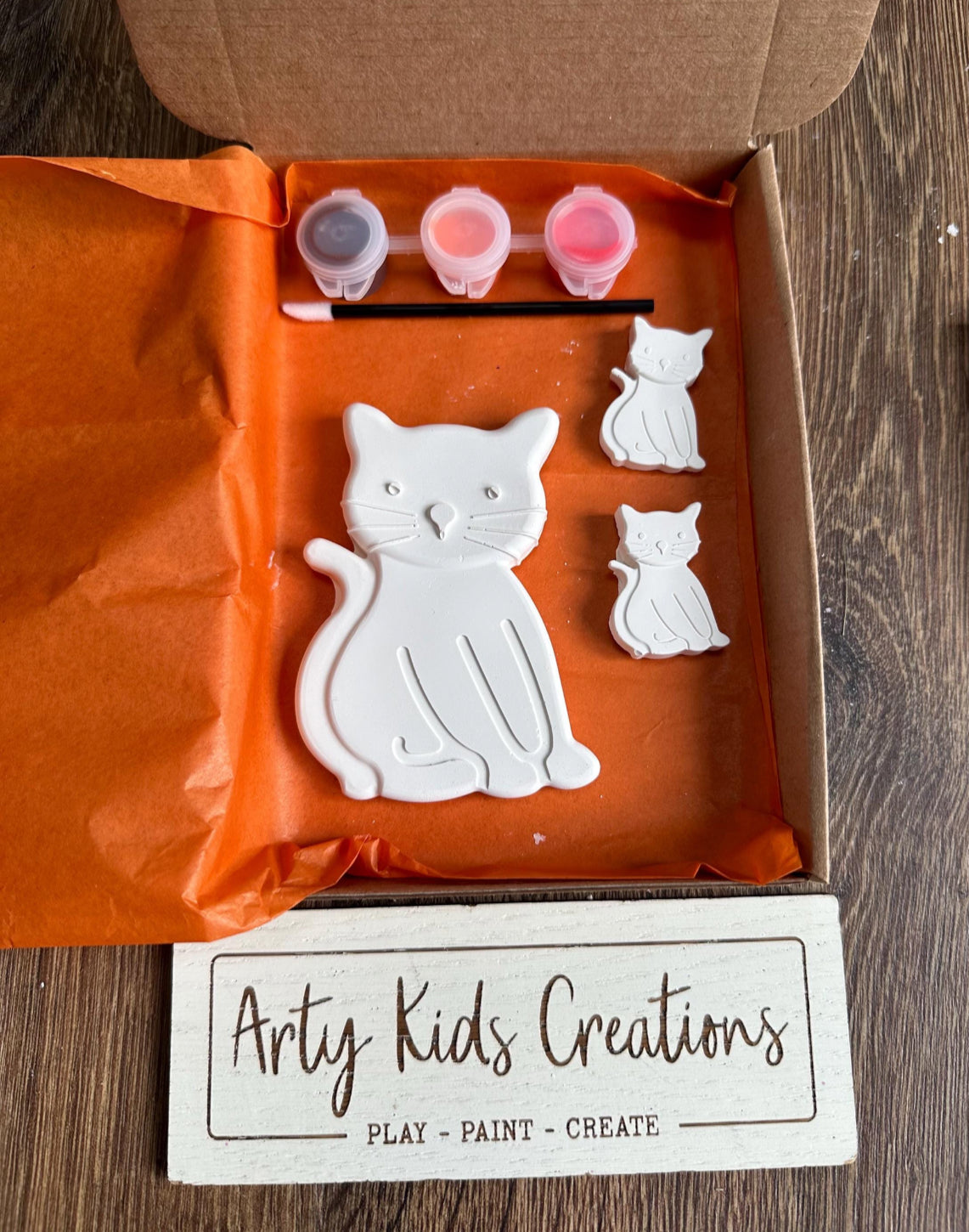 Paint Your Own Cat Craft Set