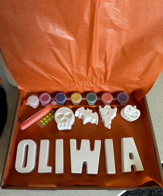 Personalised Paint your own name Halloween edition