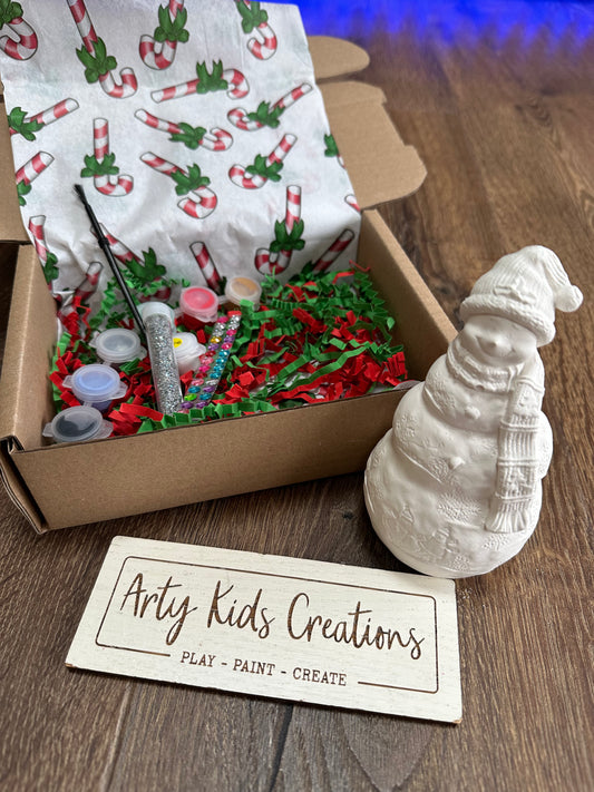 Paint your Own 3d Snowman