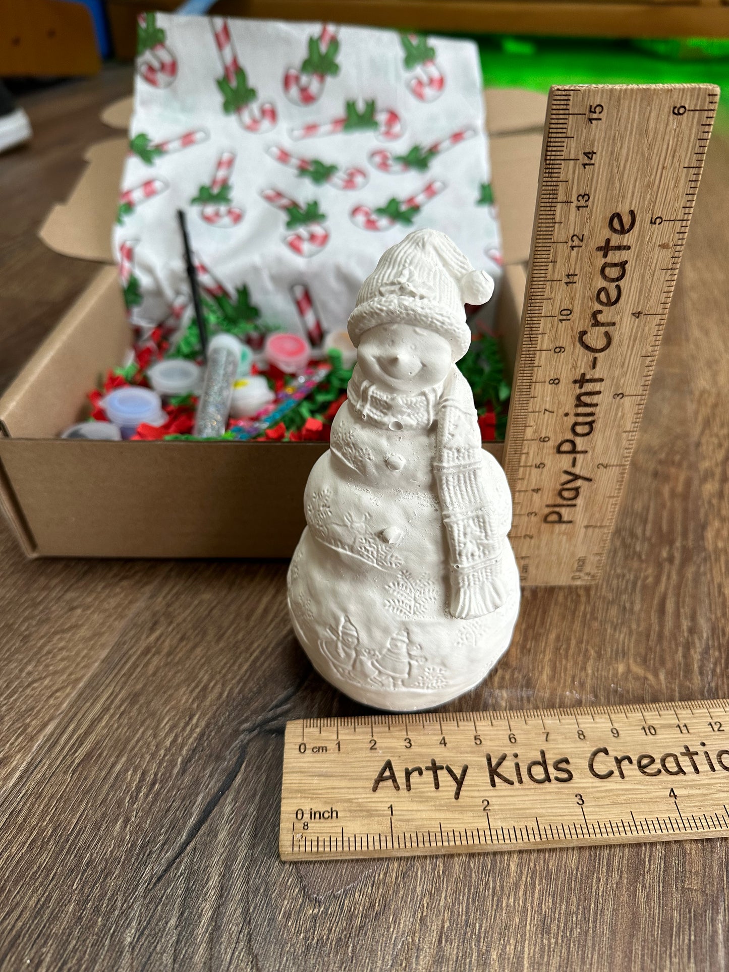 Paint your Own 3d Snowman