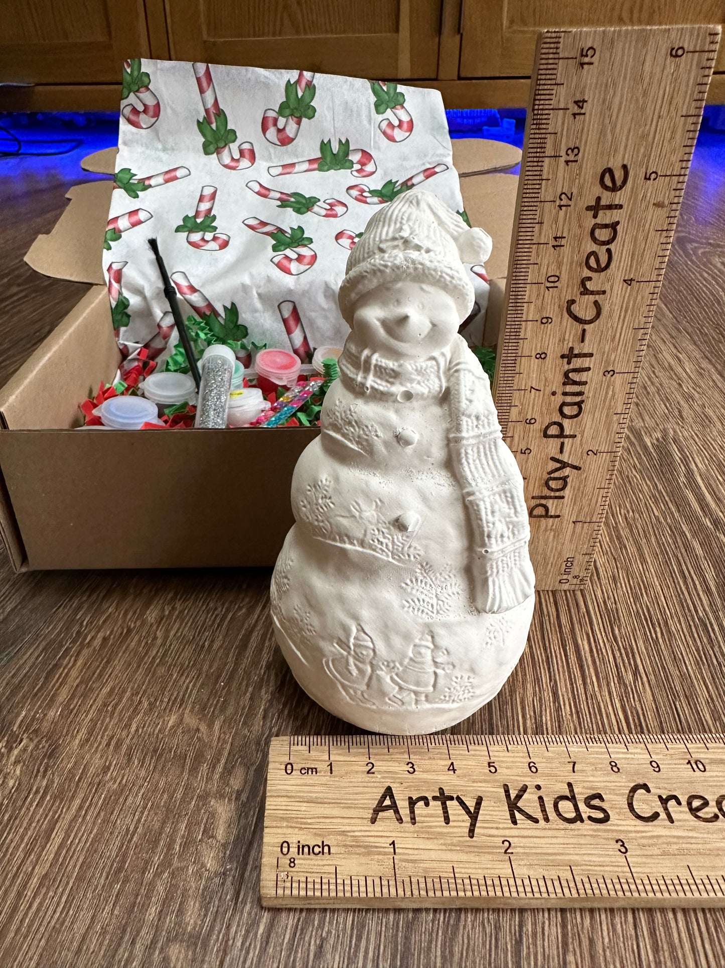 Paint your Own 3d Snowman