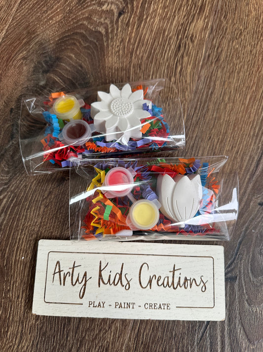 Paint Your Own Flower Party Favour~ Rainy Day Activity ~ Hobby ~ Party Bag~ Tulip~ Sunflower
