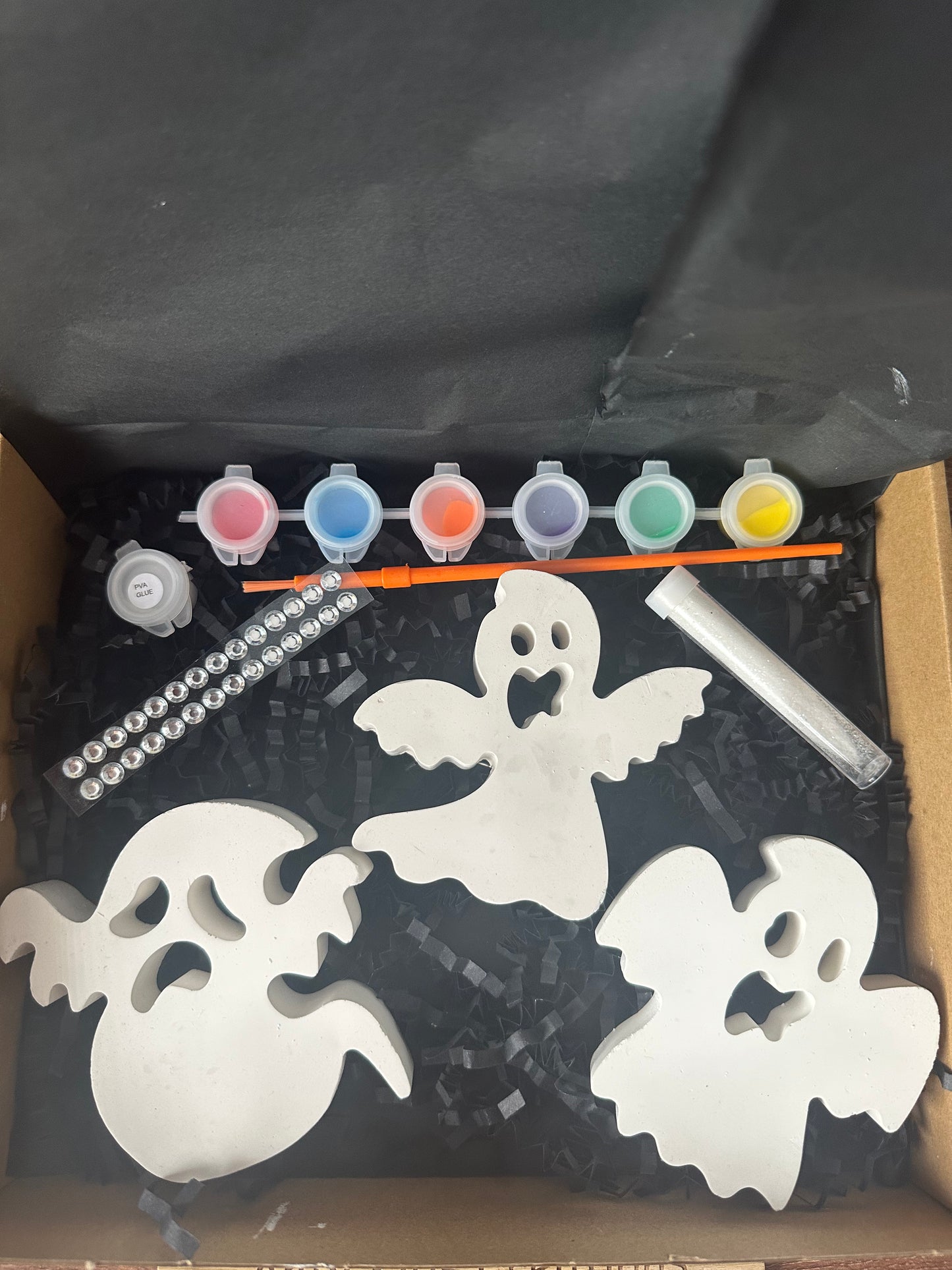 Paint Your Own  Ghost  Family Craft Kit