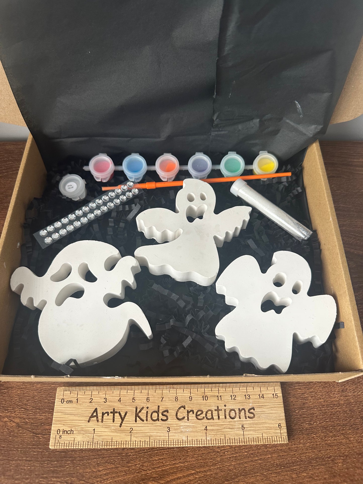 Paint Your Own  Ghost  Family Craft Kit