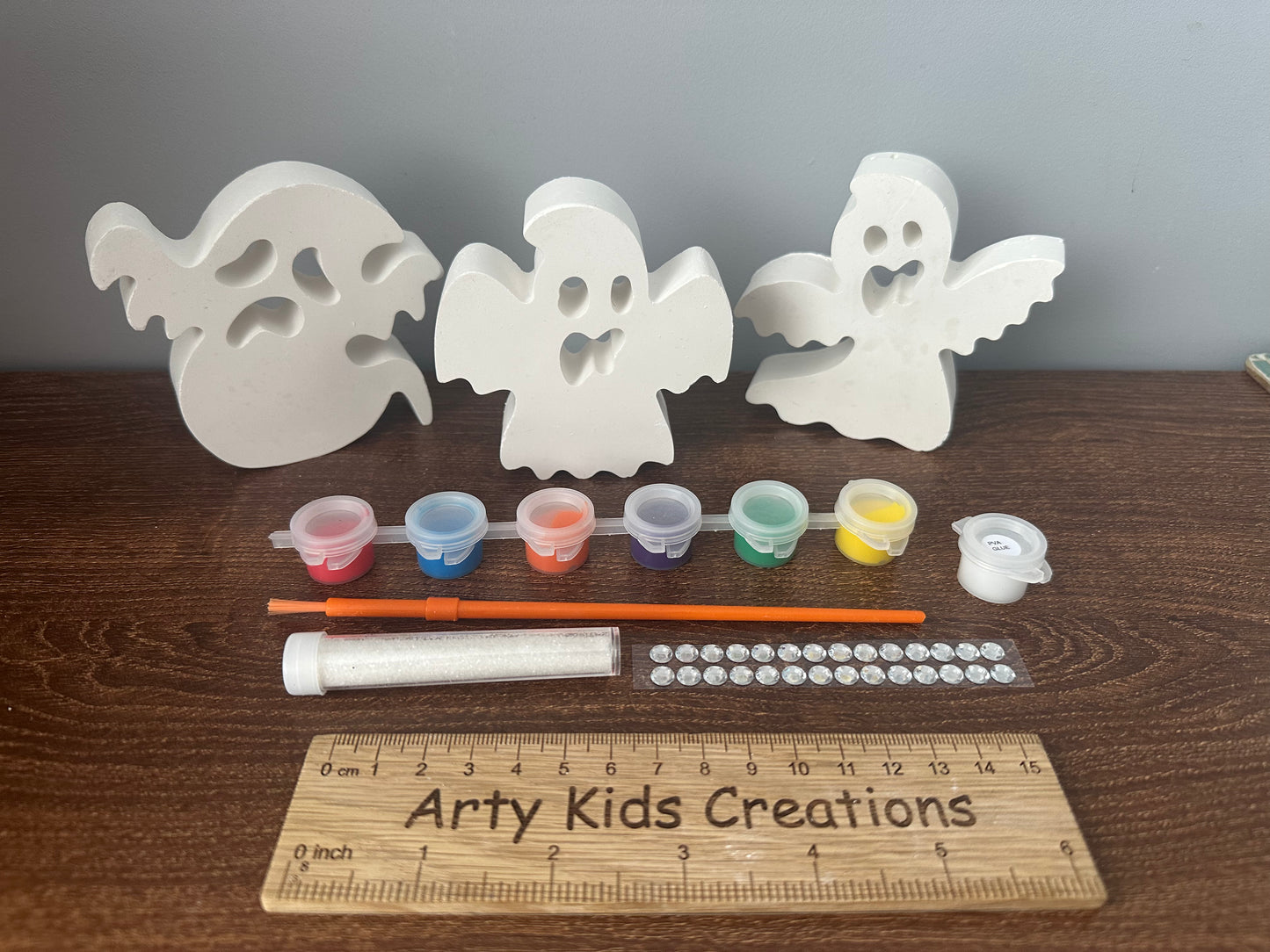 Paint Your Own  Ghost  Family Craft Kit