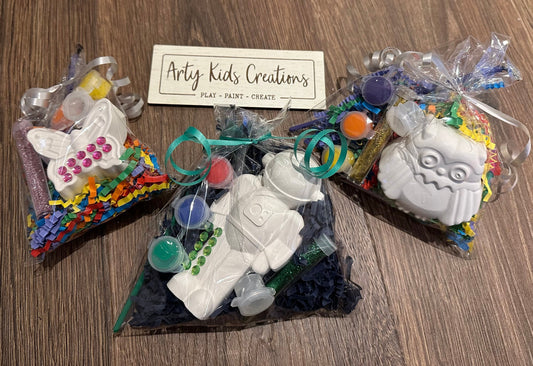 Party Bag Favours ~ Painting Set Party Pack ~ Kids Craft Set ~ Children’s Paint Gift Set Party Favours ~ Paint your Own~ Rainy Day Activity