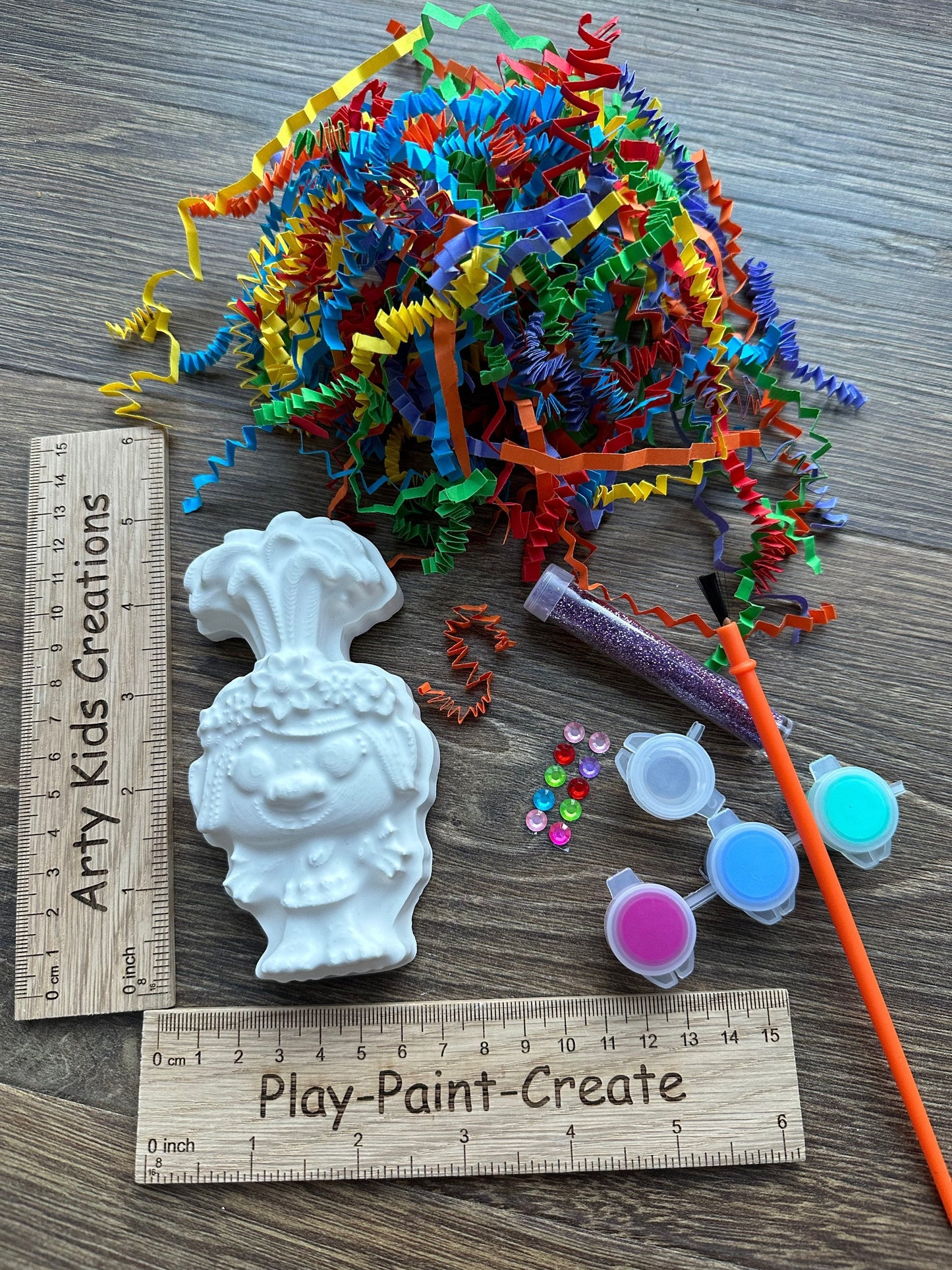 Paint Your Own Troll Party Favour ~ Party Bag~ Trolls ~ Children’s Crafts ~ Birthday ~ Kids Craft Set ~ Craft Kit