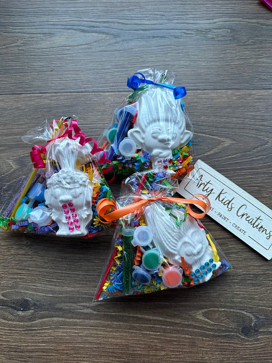 Paint Your Own Troll Party Favour ~ Party Bag~ Trolls ~ Children’s Crafts ~ Birthday ~ Kids Craft Set ~ Craft Kit
