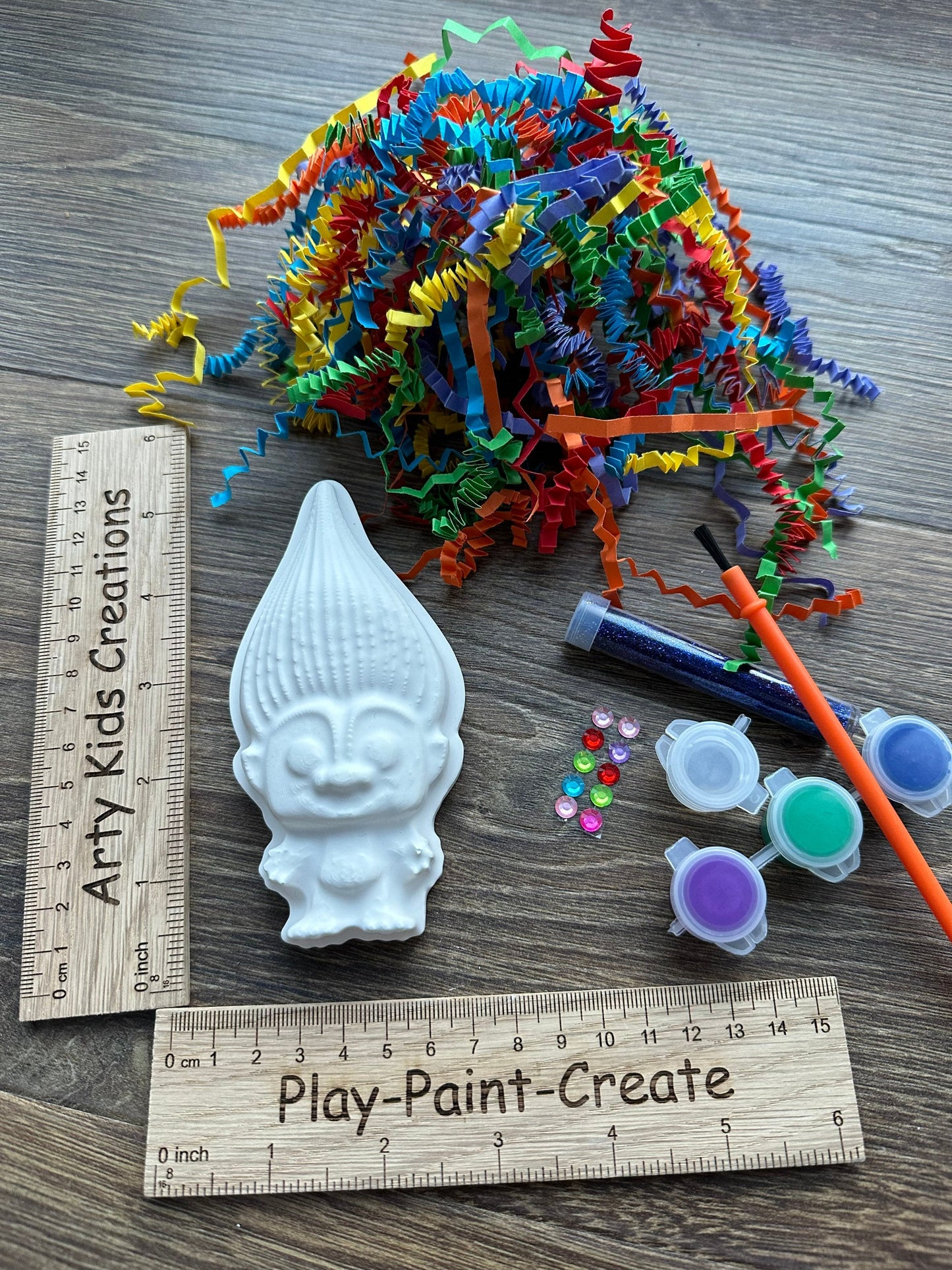 Paint Your Own Troll Party Favour ~ Party Bag~ Trolls ~ Children’s Crafts ~ Birthday ~ Kids Craft Set ~ Craft Kit