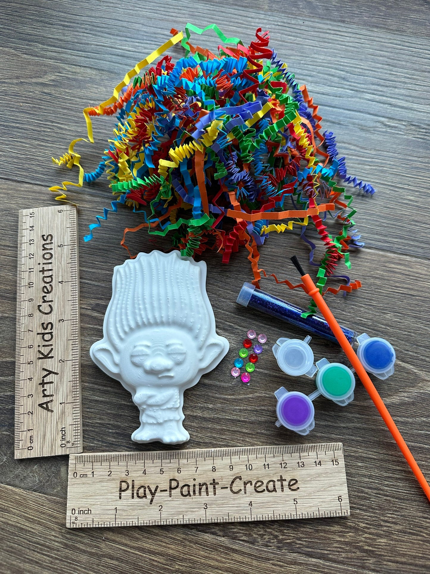 Paint Your Own Troll Party Favour ~ Party Bag~ Trolls ~ Children’s Crafts ~ Birthday ~ Kids Craft Set ~ Craft Kit
