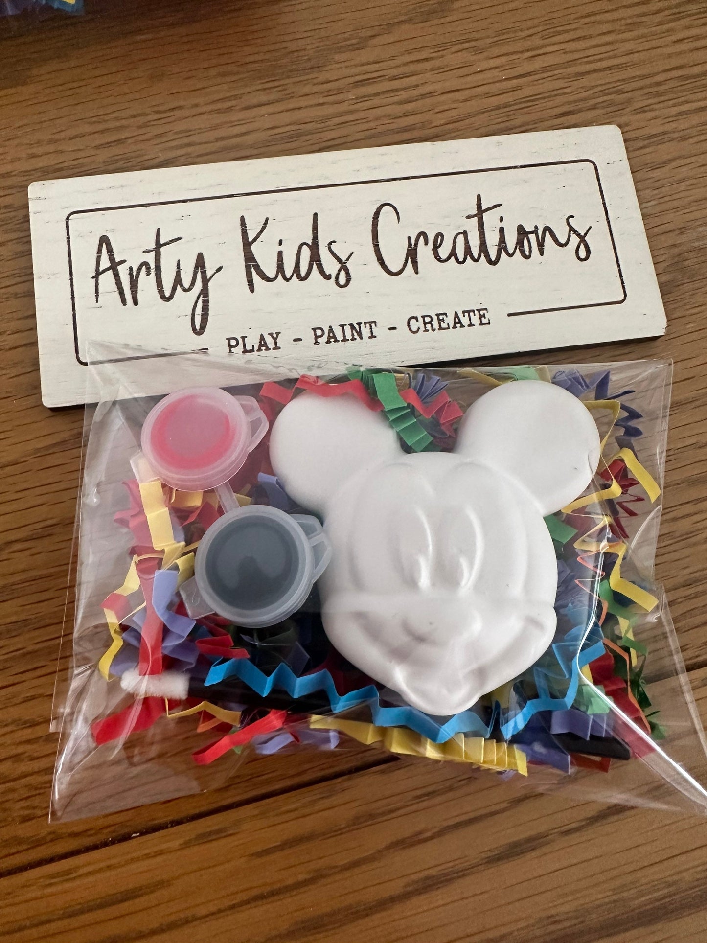 Paint Your Own  Mouse Party Favour ~ Hobby ~ Party Bag~ Hobby~ Magnet Option