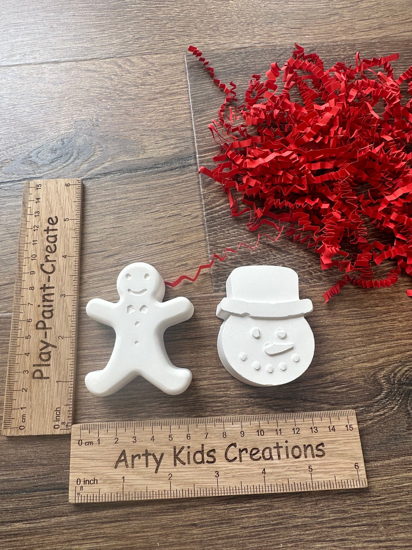 Paint Your Own Christmas Figure ~  Party Favour ~ Hobby ~ Party Bag~ Hobby~ Christmas~ Stoking Filler~ Xmas Eve Box