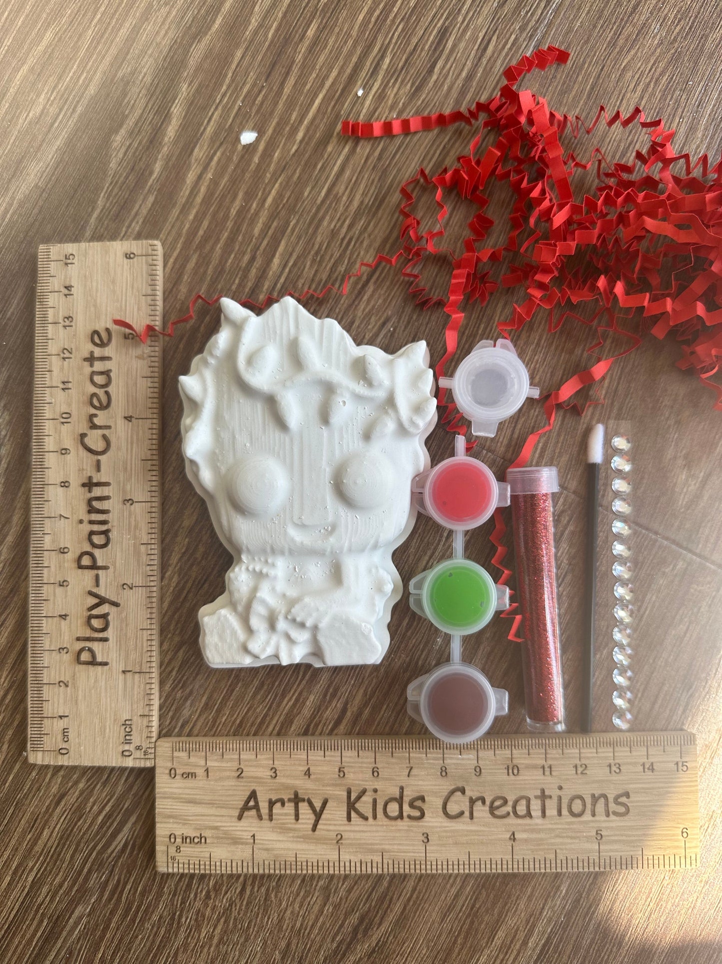 Paint Your Own Christmas Groot Inspired Party Favour/Bag ~ Stocking Filler ~ Xmas Eve Box ~ Rainy Day Activity ~ Guardians of the Galaxy~