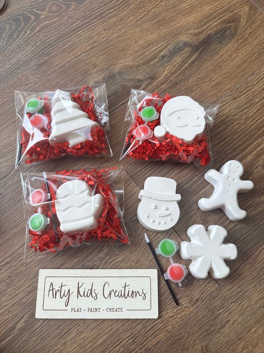 Paint Your Own Christmas Figure ~  Party Favour ~ Hobby ~ Party Bag~ Hobby~ Christmas~ Stoking Filler~ Xmas Eve Box