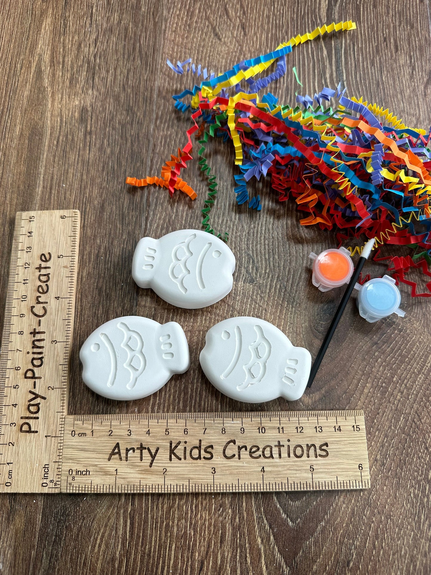 Paint Your Own Fish Party Favour ~ Hobby~ Rainy Day Activity~ Party Bag~ Budget Party Favours ~ 1 Pound Party Favours