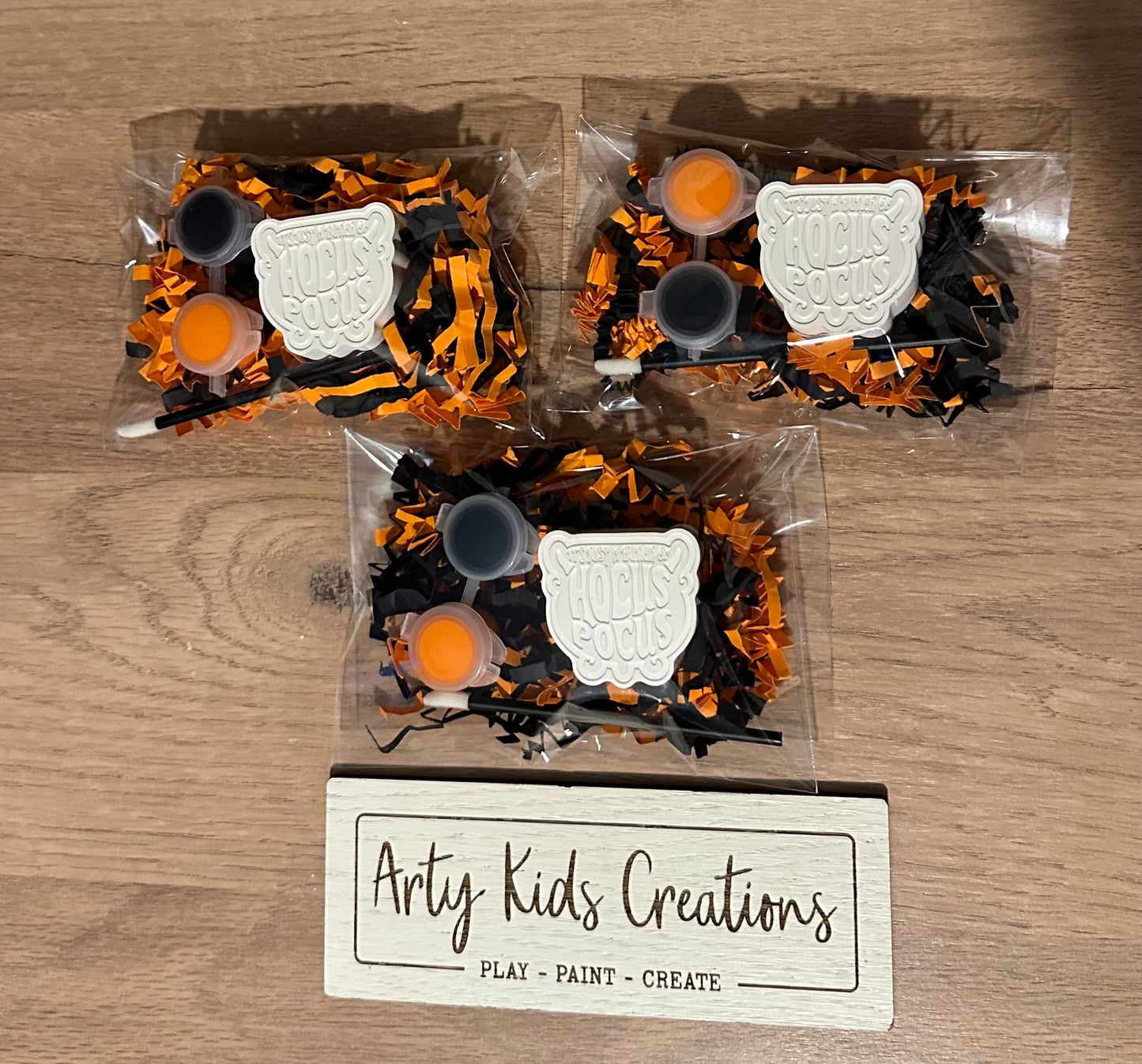 Paint Your Own Hocus Pocus Party Bag ~ Witches~ Halloween~ Trick or Treat ~ Pumpkin