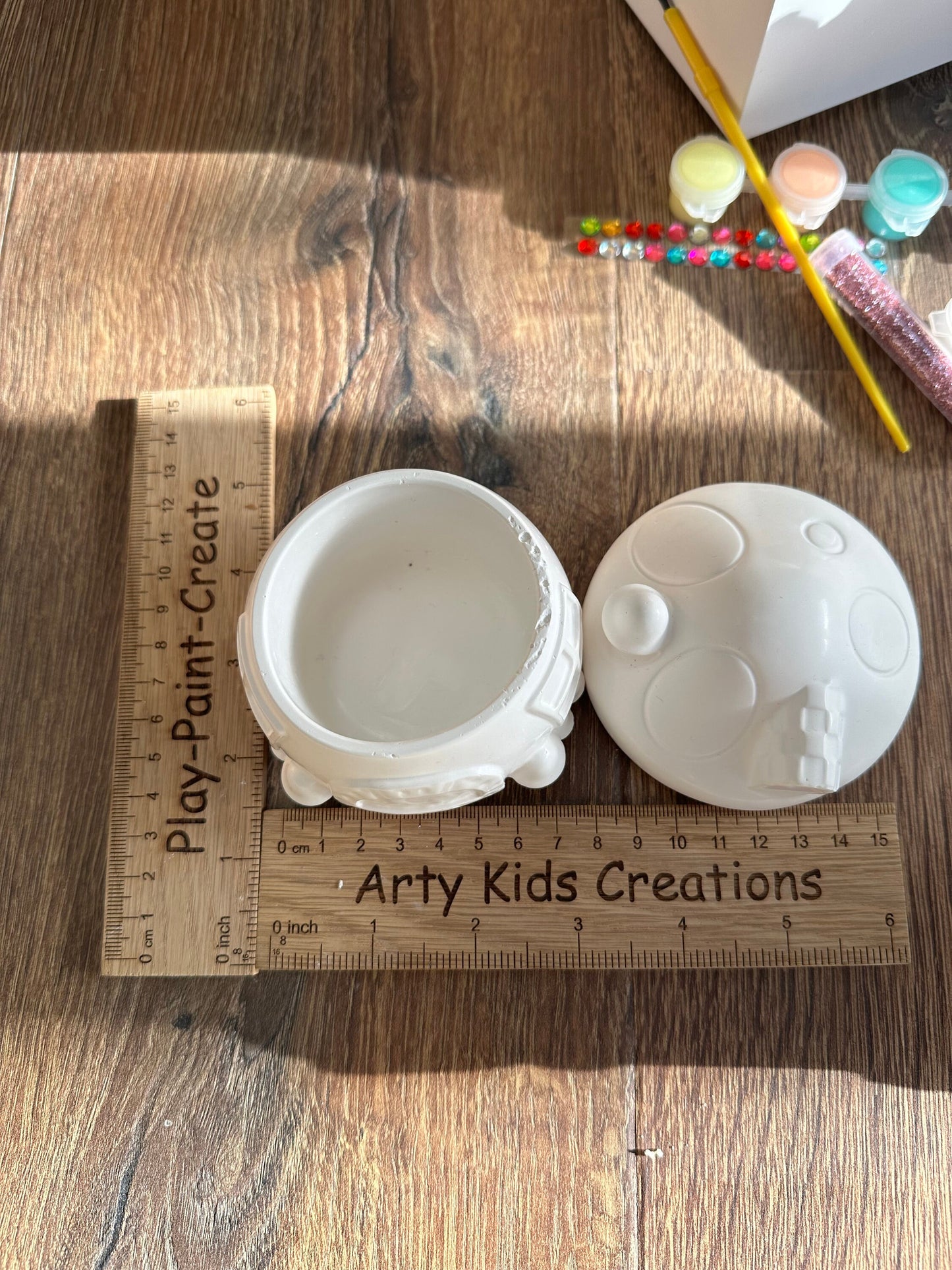 Paint Your Own Trinket Box- Pot~ Hobby~ Children’s crafts~ Party Favours~ Mothers Day~ Toadstool~ Carousel~ Jewellery Box