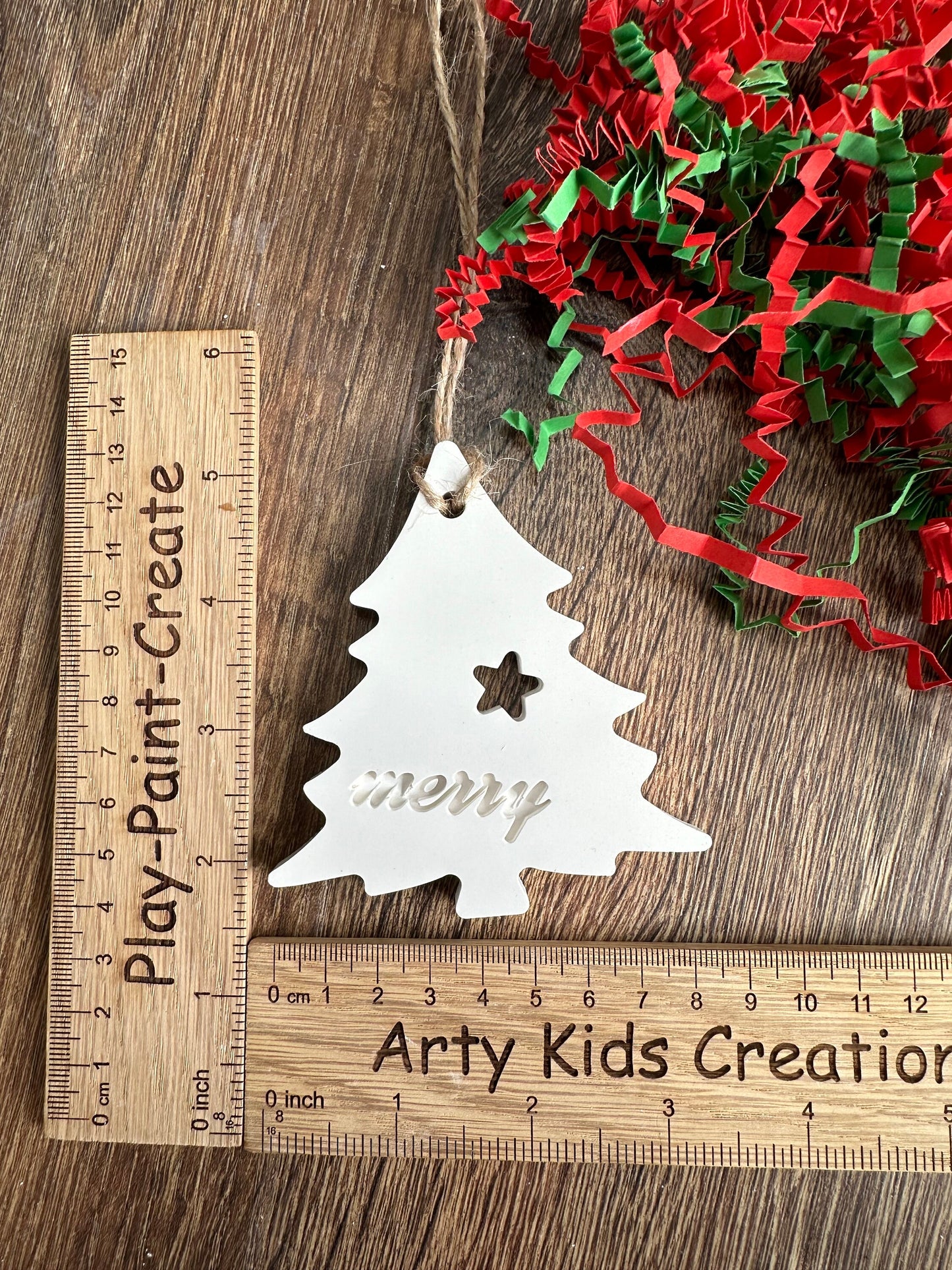 Paint Your Own Christmas Tree Decoration