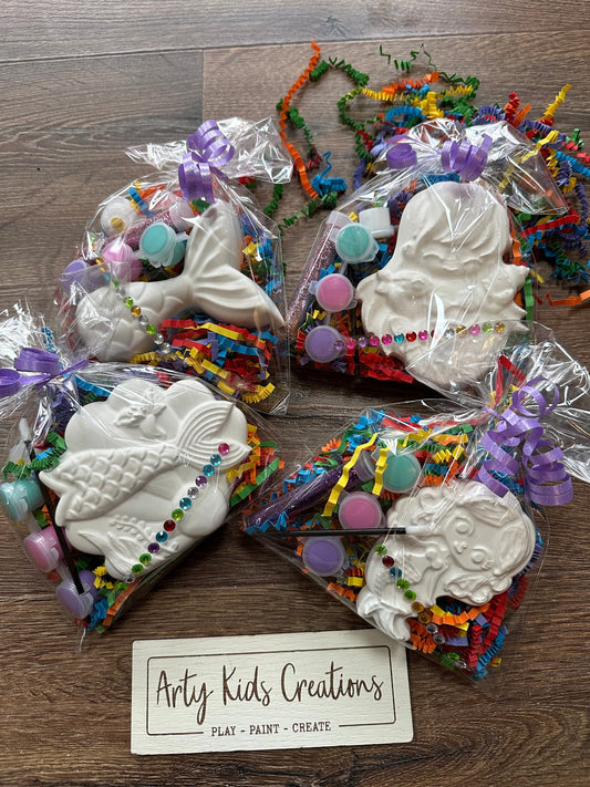 Paint Your Own  Mermaid Party Favours~ Party Bag~ Craft Set