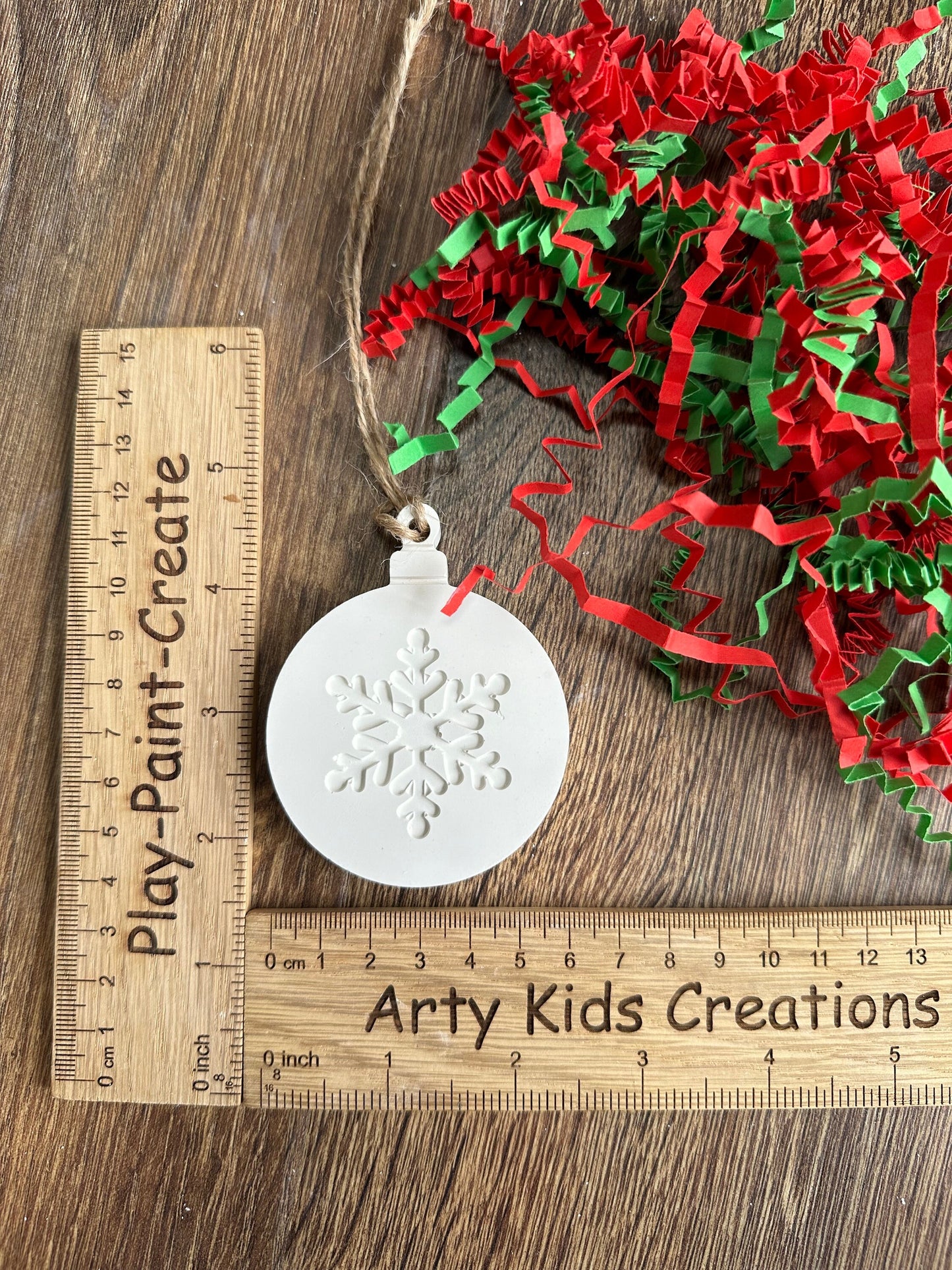 Paint Your Own Christmas Tree Decoration